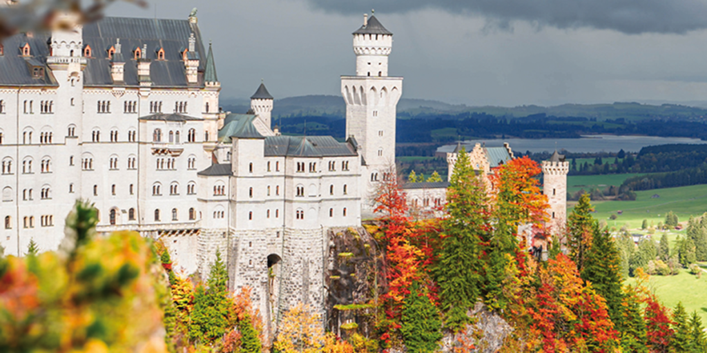 Foto von Schloss Neuschwanstein beim Schrankheldenausflug