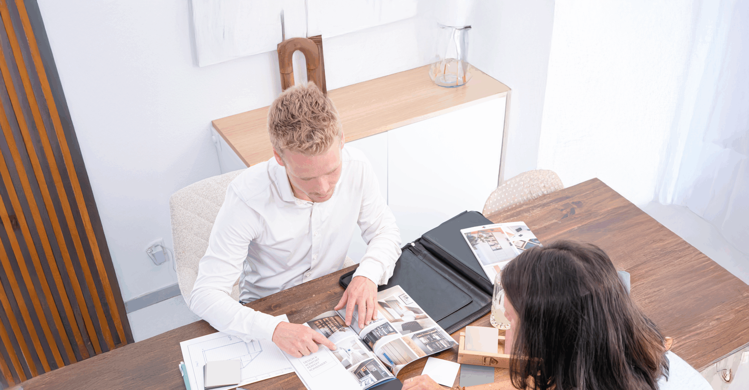 Planungstermin mit Kundin