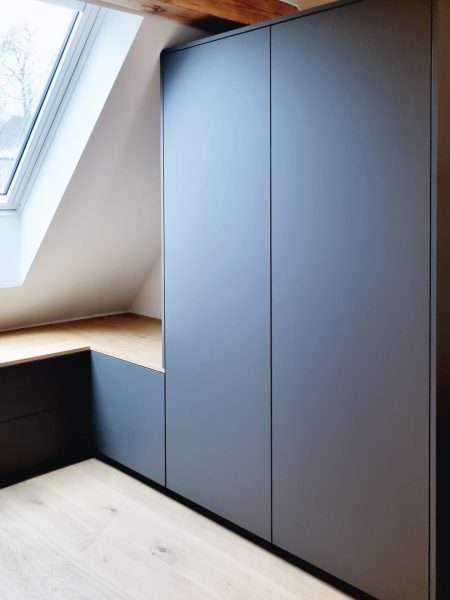 Dachschrägenschrank graphitgrau