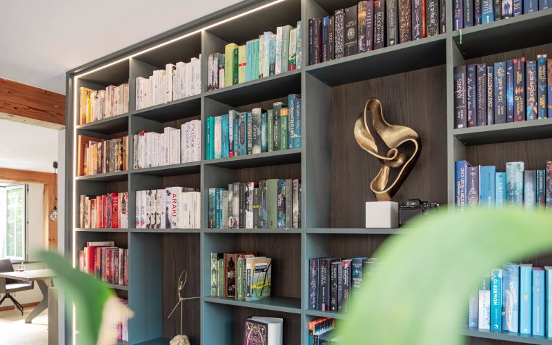 Bücherregal_tannengrün_LED-8