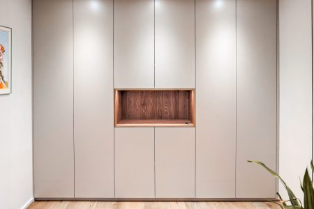 Einbauschrank 6-türig Fresko mit Inlay