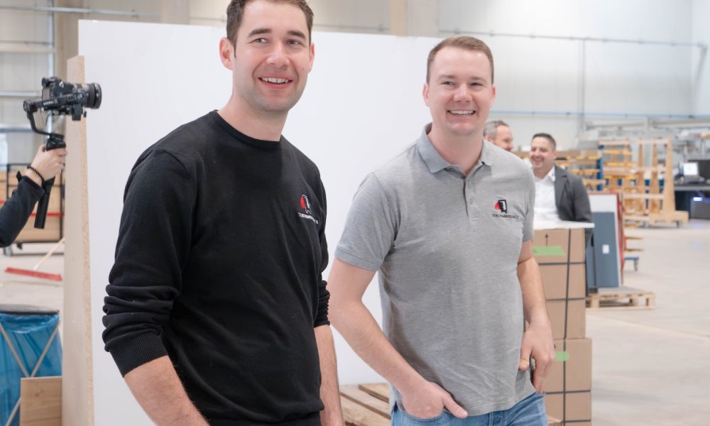 Josef Brunner und Daniel Krucke beim Franchisetreffen in Leipzig