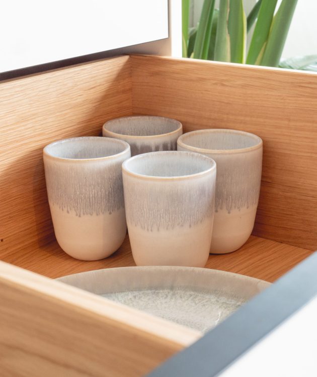 Ansicht einer eingeräumten Schublade in der Kommode Sven