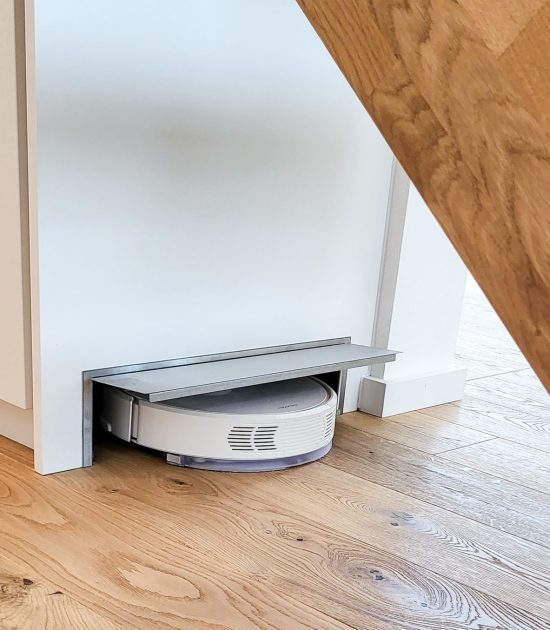 Einbauschrank mit Platz für Staubroboter
