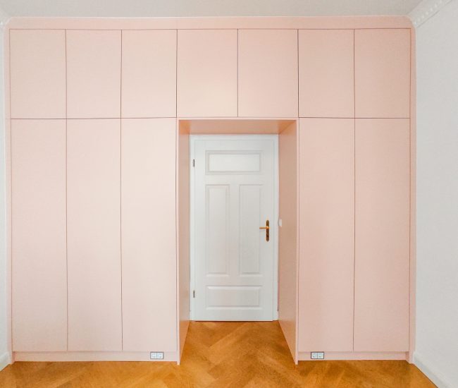 Türumrandung in Rosa