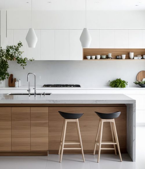 Die Schrankhelden - Moderne Küche mit Holzelementen